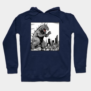 Godzilla destroying the city Hoodie